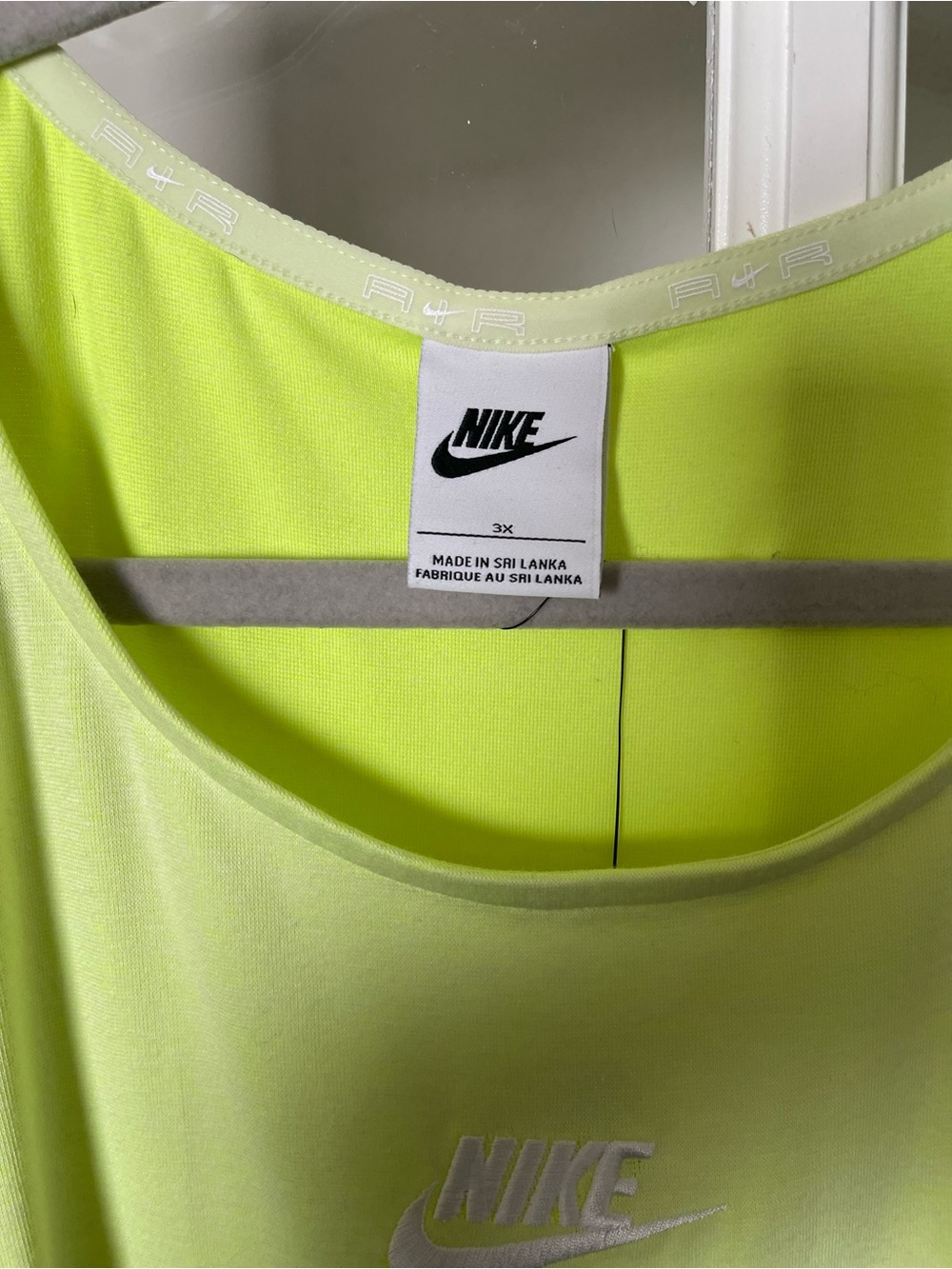 Nike Women’s Neon Lime Sleeveless Midi Dress - Picture 3 of 4